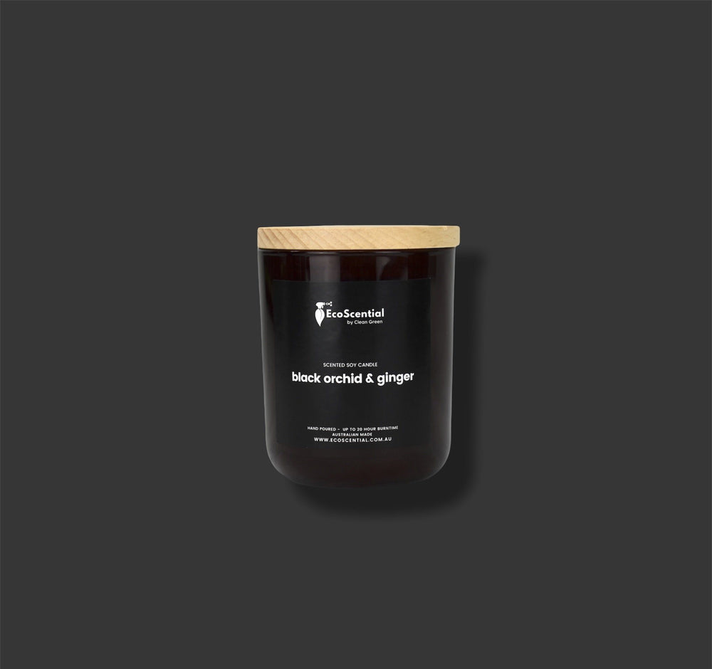 Black Orchid & Ginger Small Candle Ecoscential 