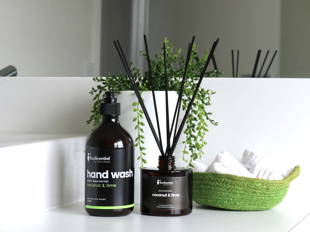 Buy Coconut & Lime Hand Wash & diffuser Ecoscential 