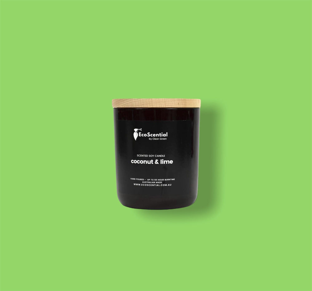 Coconut & Lime Large Candle Ecoscential 