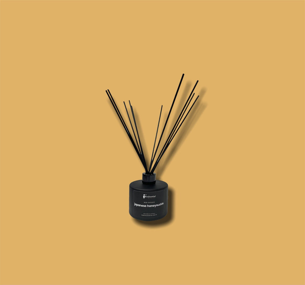 Retro Large Japanese Honeysuckle Reed Diffuser Ecoscential 
