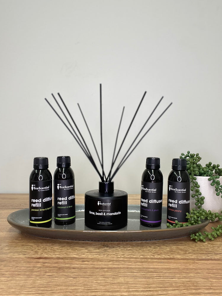 "Sustainable Serenity: The Benefits of Reed Diffusers and the Eco-Friendly Elegance of Refills"