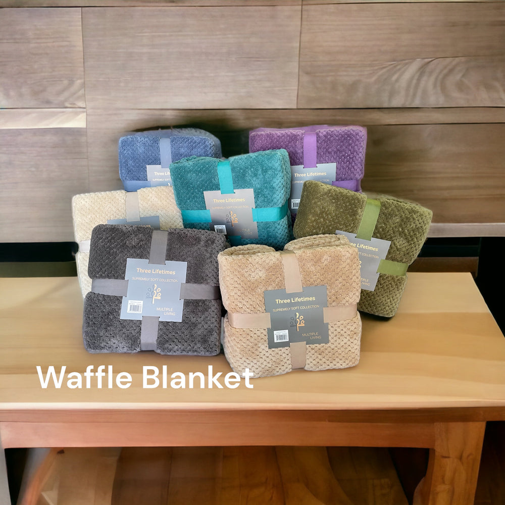 Supremely Soft Waffle Blanket for multiple lifestyle