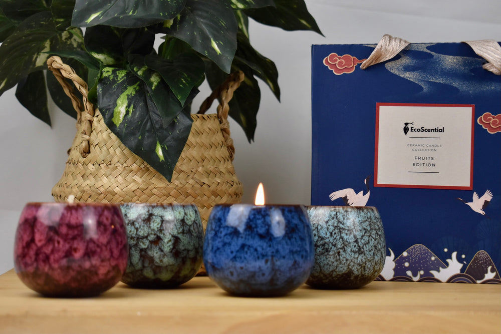Ceramic Candle Collection - Fruits Edition