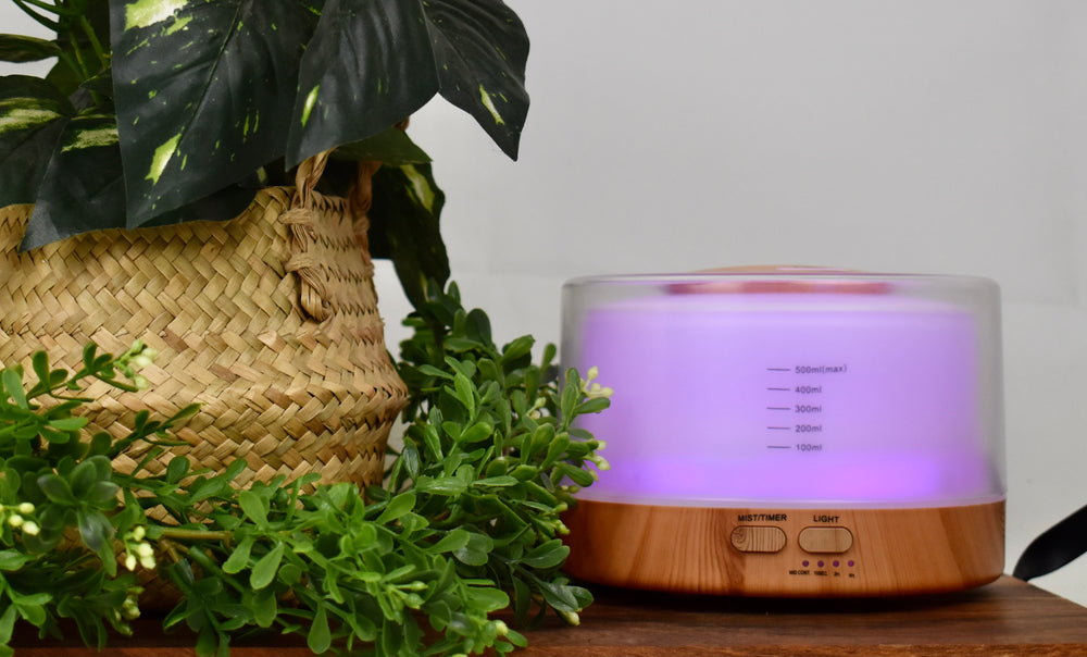 Clear Wooden Ultrasonic Diffuser