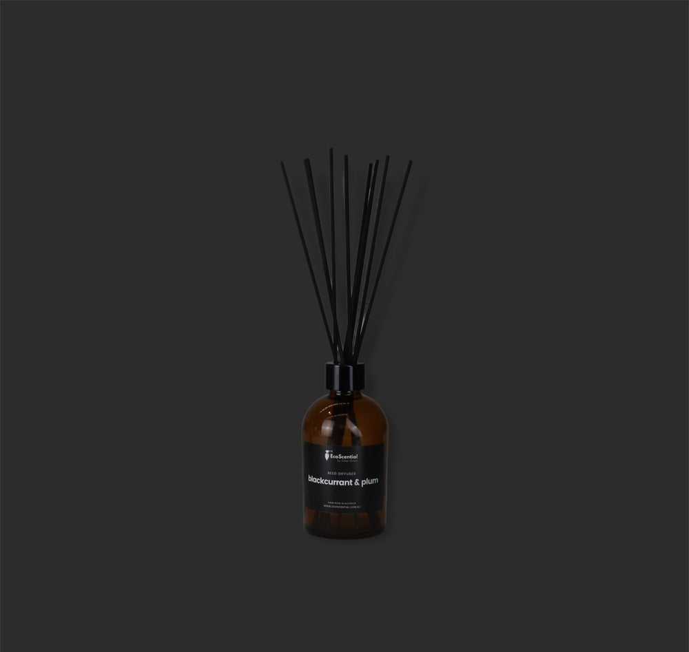 Amber Large Blackcurrant & Plum Reed Diffuser Ecoscential 