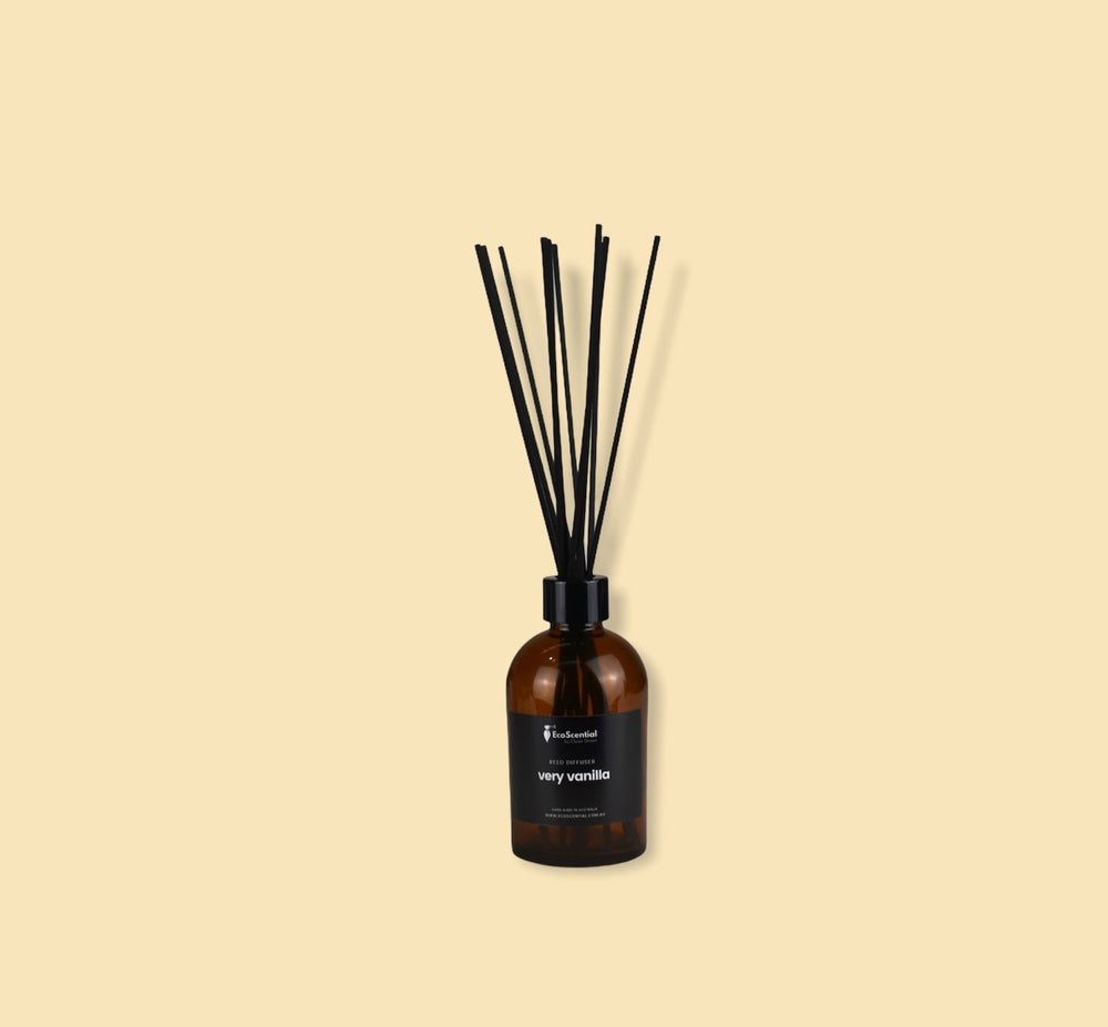 Amber Large Very Vanilla Reed Diffuser Ecoscential 