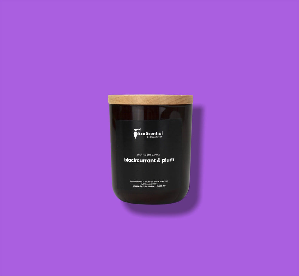 Blackcurrant & Plum Small Candle Ecoscential 