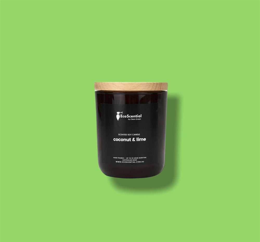 Coconut & Lime Small Candle Ecoscential 