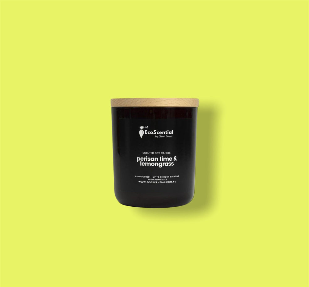 Persian Lime & Lemongrass Large Candle Ecoscential 